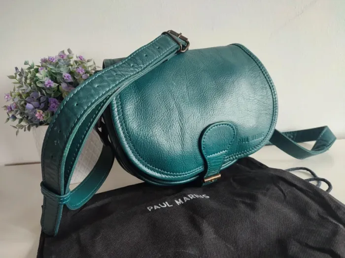 Sac en cuir le Bohémien Cobalt - Paul Marius