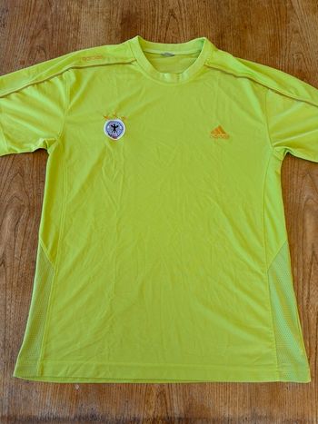 Maillot Allemagne Adidas jaune fluo – training – M