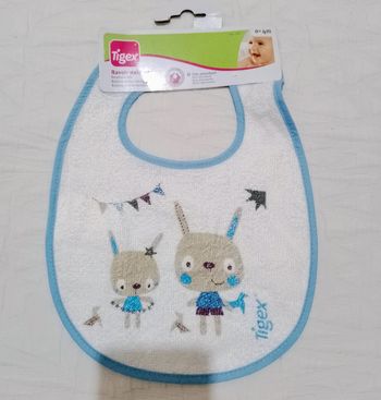 Tigex bavoir éponge lapin