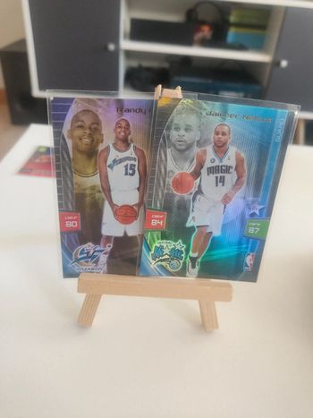 Lot carte nba basketball foil panini trading cards Randy foyer jameer Nelson Orlando Magic wizards
