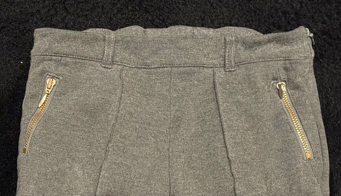 Lot 6 ans : pantalon Lili Gaufrette gris chiné + T-shirt manches longues moutarde Tissaia - photo numéro 2