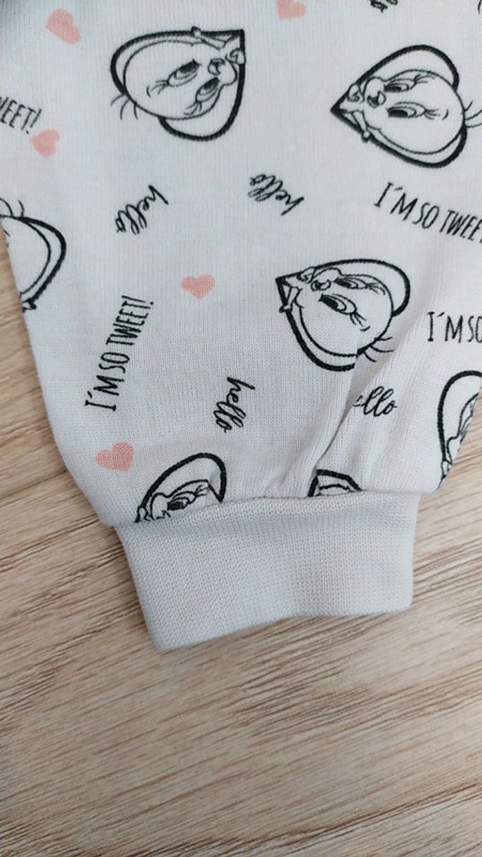 Pantalon Titi looney toons coeur 1 mois - photo numéro 5