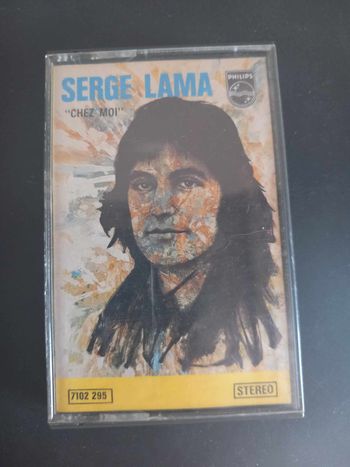 Cassette audio de Serge Lama, chez moi
