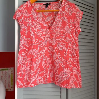 Blouse rose corail h&m