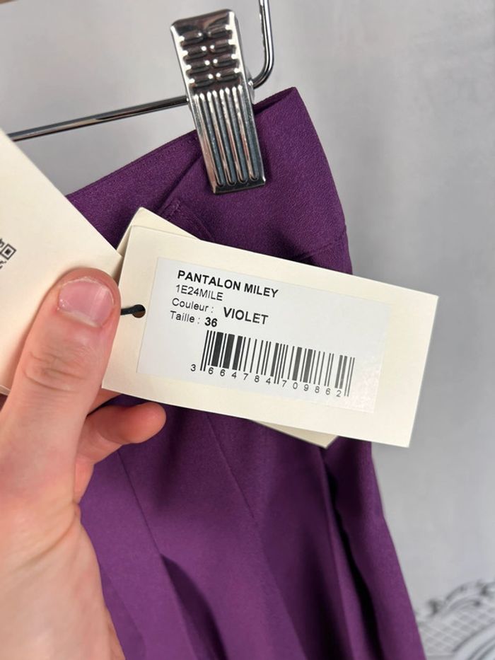 Pantalon large Violet Ba&sh 36 / S neuf - photo numéro 3