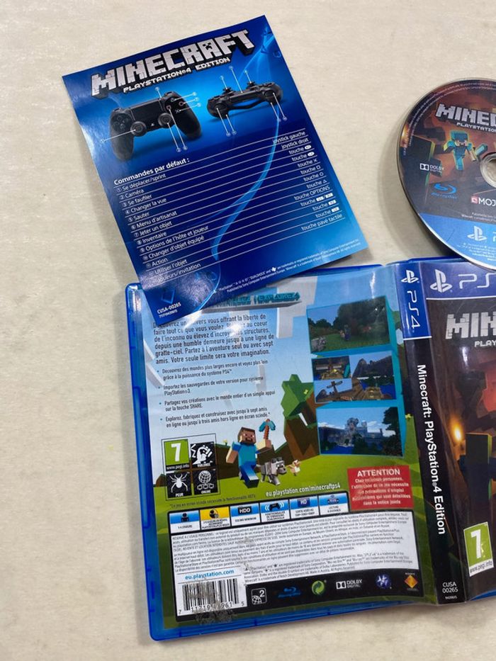 🎮 Minecraft PlayStation 4 Edition – Complet avec notice – Très bon état - photo numéro 2