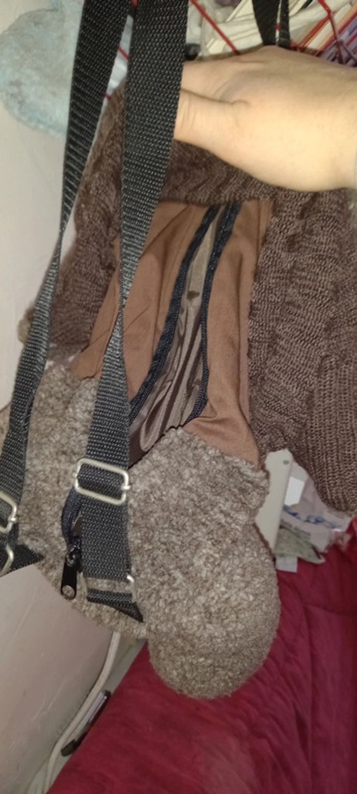 Sac à dos ours vintage marque Tdt bag - photo numéro 2