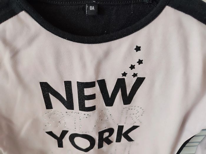 T-shirt manches longues fille 8 ans - photo numéro 3