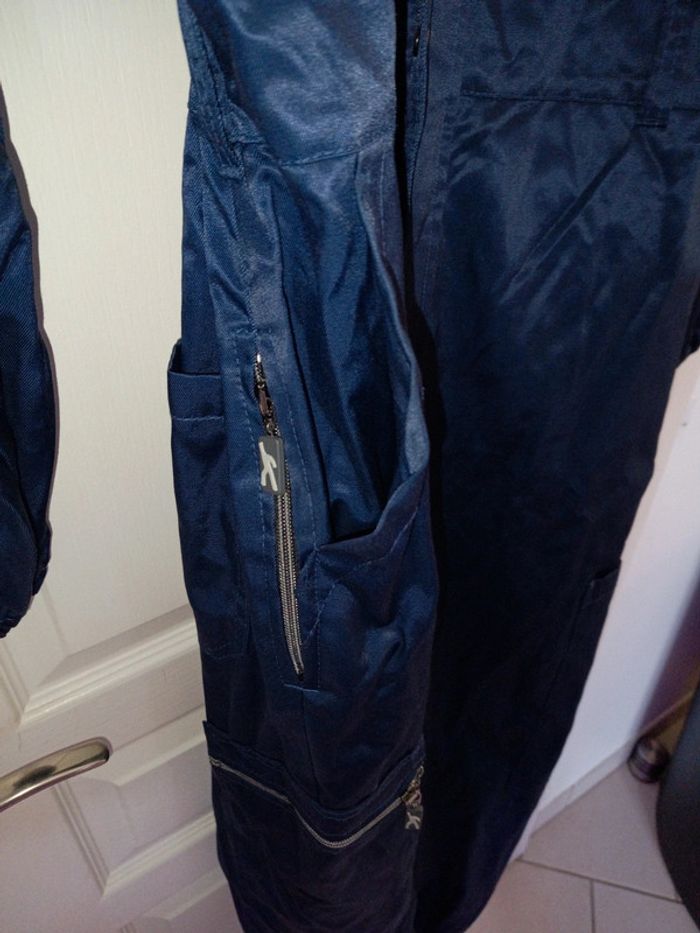 Combinaison de travail multipoche taille M coloris marine - photo numéro 4