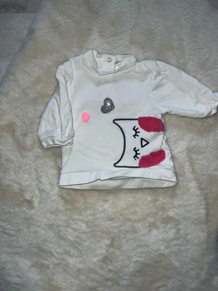 Pull léger bébé fille 3 mois