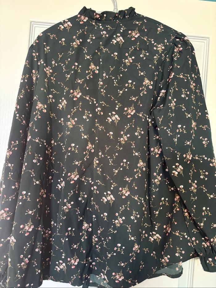 Blouse ML fleurie - photo numéro 4
