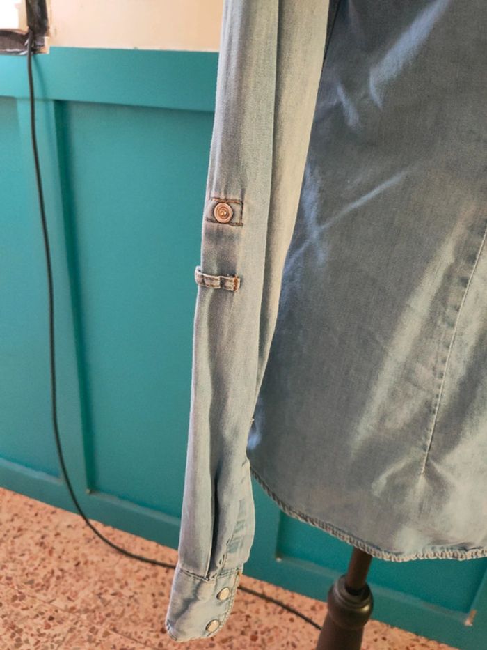 Chemise légère bleu - photo numéro 5