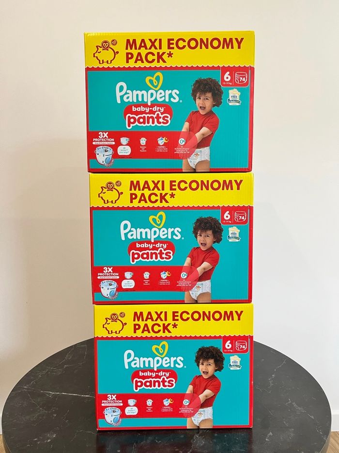 Pampers Baby-Dry Pants 6 (222 couches)