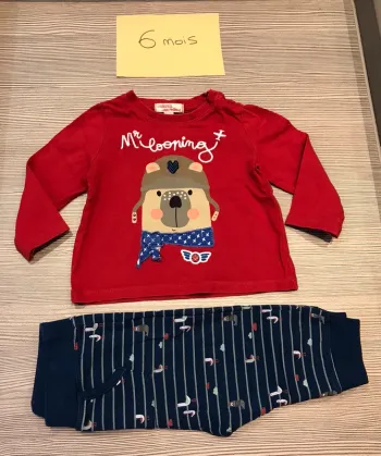 Ensemble garçon 6 mois