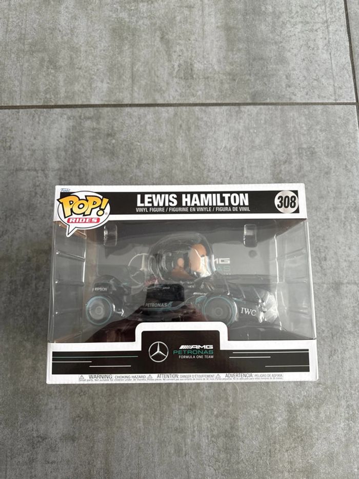 Figurine Funko Pop Rides Lewis Hamilton 308 AMG Petronas F1