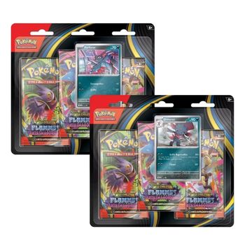 X1 Tripack ME02 Pokemon Mega Évolution Flammes Fantasmagoriques scellé | Français ✨️