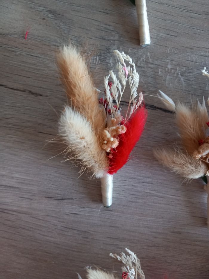 Boutonnieres pour mariage - photo numéro 3