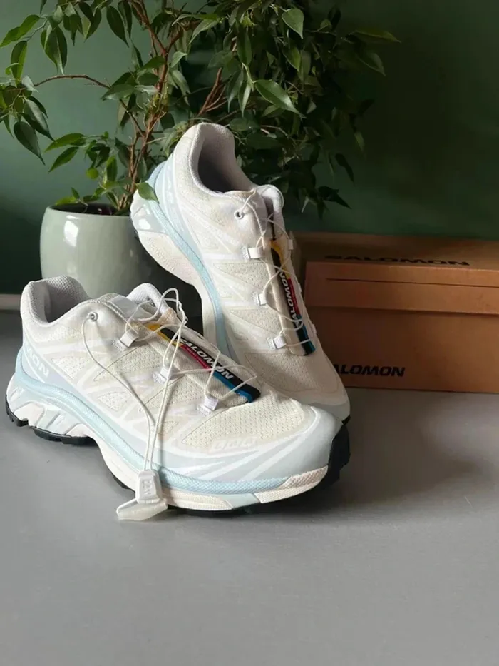 Salomon XT-6 – Vanilla Ice / Ballad Blue unisex - photo numéro 2