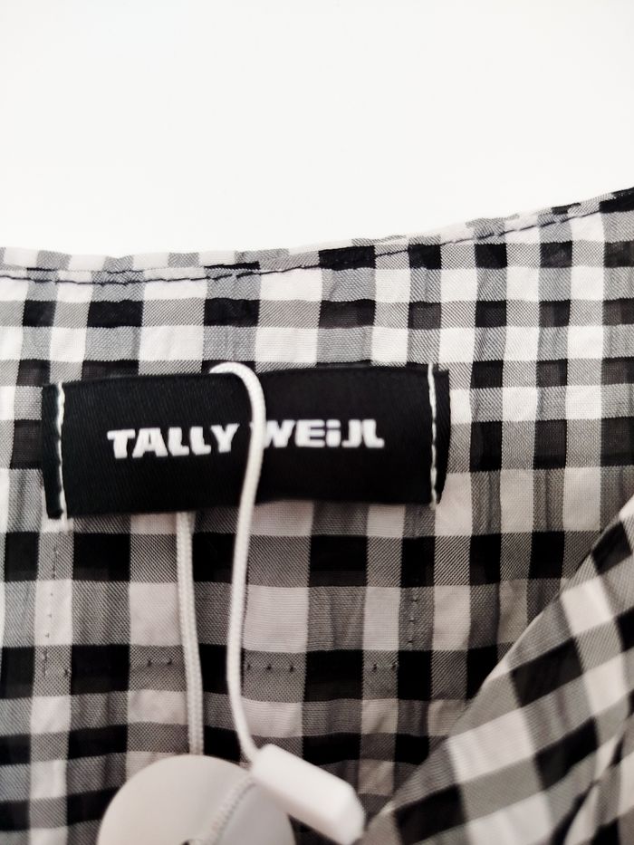 Tally Weijl Robe Courte Vichy Noir et Blanc Taille L - photo numéro 6