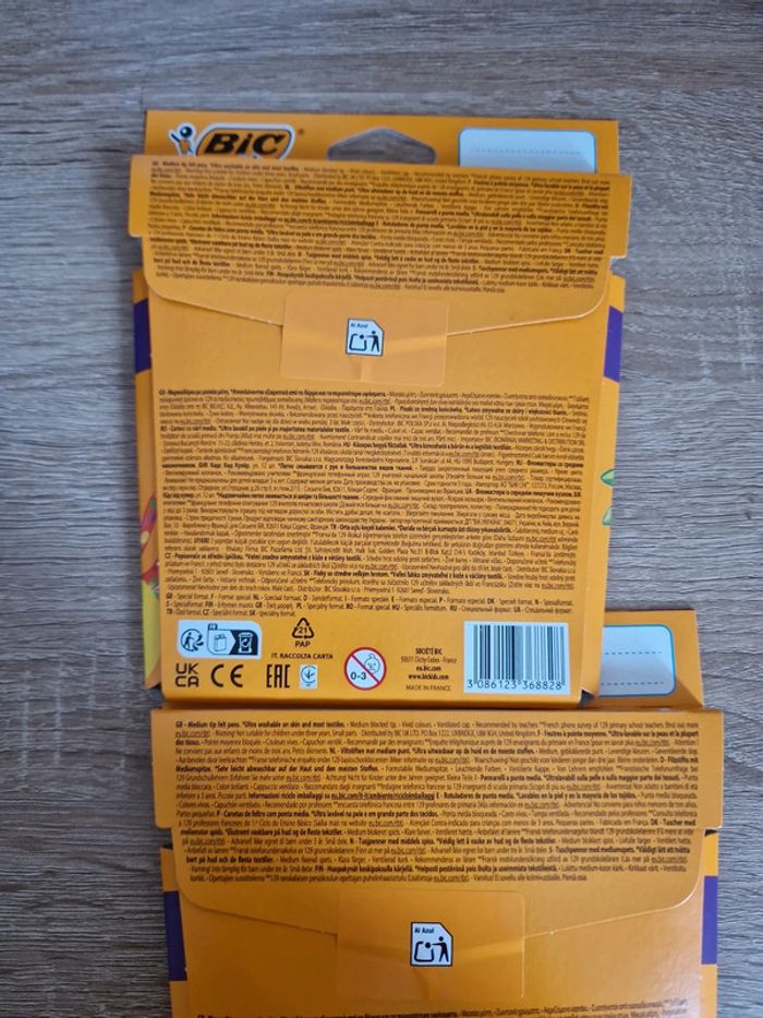 Lot 24 feutres bic - photo numéro 3