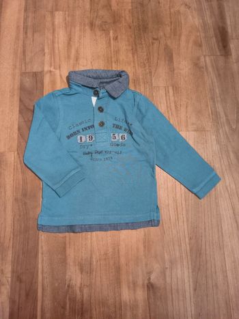 Polo manches longues Tao 18mois
