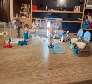 Playmobil 9268 – Salle de bain moderne – Complet + Lumière fonctionnelle