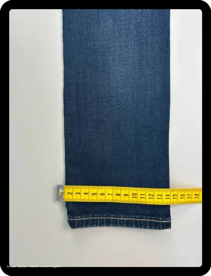 Jean Levi's Femme Slimming Skinny - Marine - Taille W27 L30 - Très Bon État - Léger Défaut - NJ391 - photo numéro 10