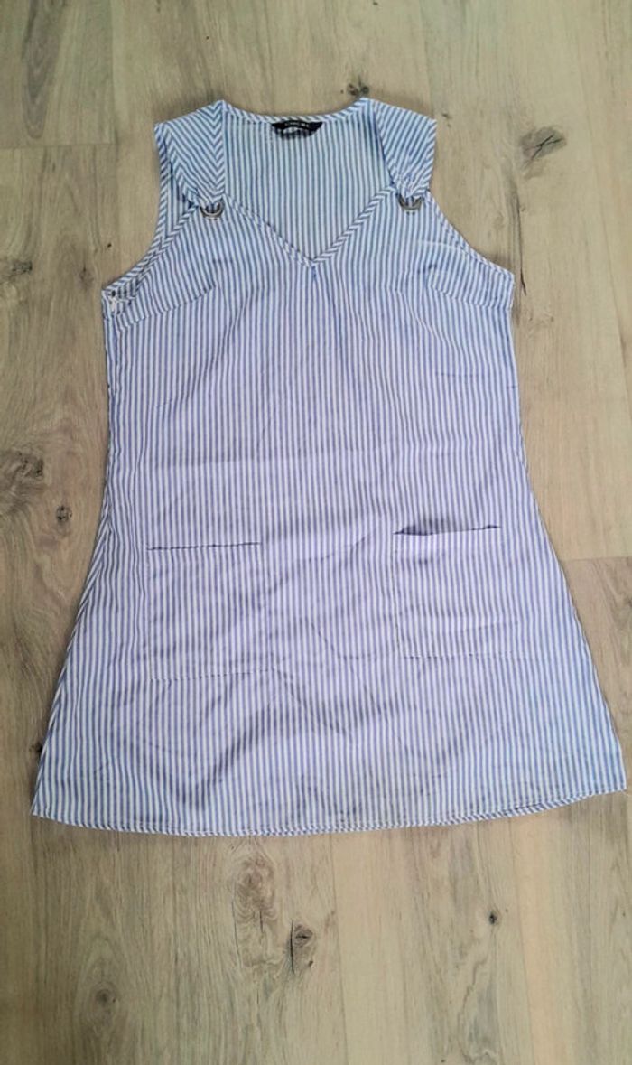 Robe blouse rayé t.40