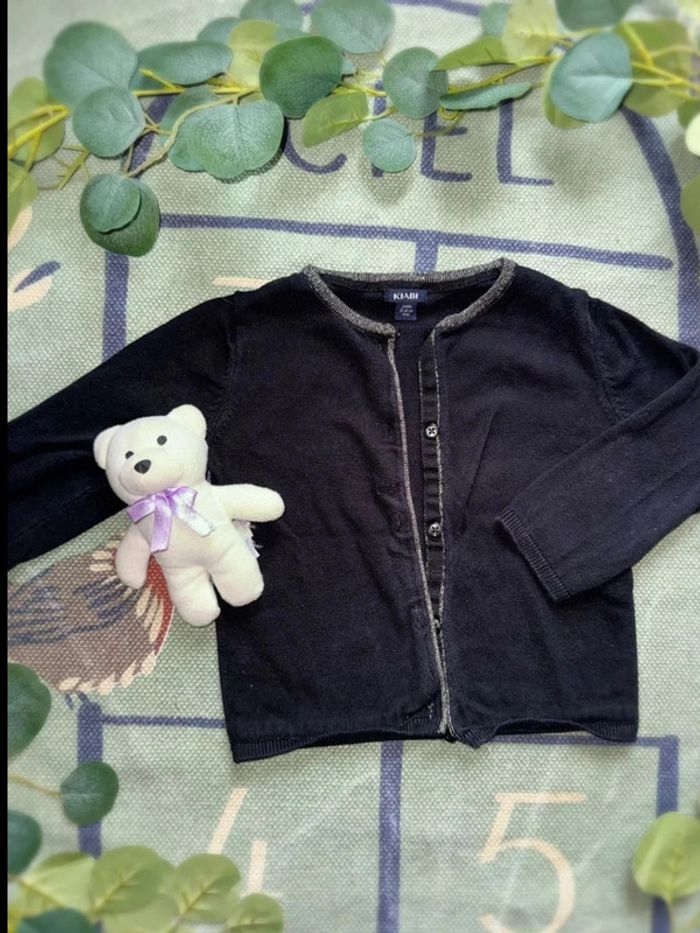Gilet 2 ans liseré doré