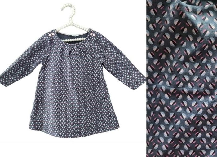 12 mois bébé fille robe manche longue obaibi okaidi Okaïdi 12