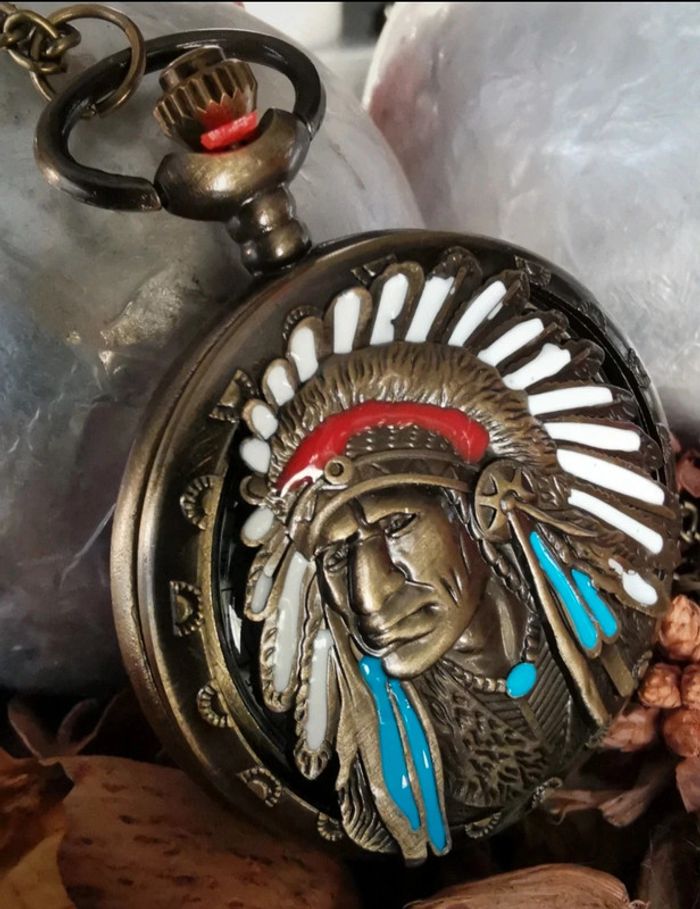 F54 montre à gousset rétro vintage originale bronze