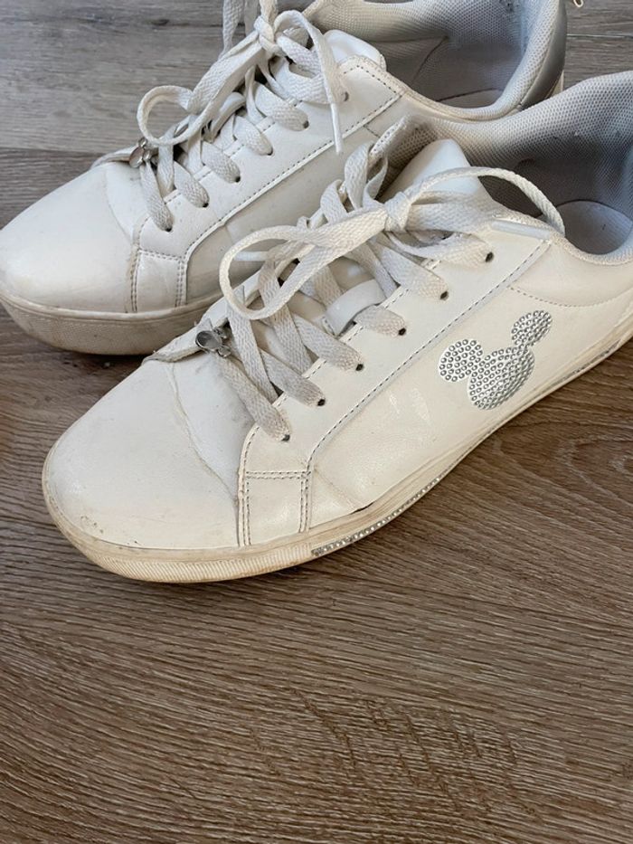 Basket Mickey 41 primark blanc et argenté - photo numéro 4