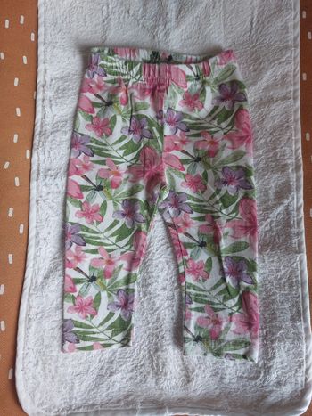 Legging à fleur 6mois