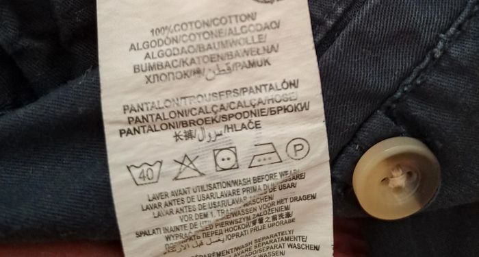 Pantalon bleu noir, kiabi, taille 6 mois (63/69 cm) - photo numéro 4
