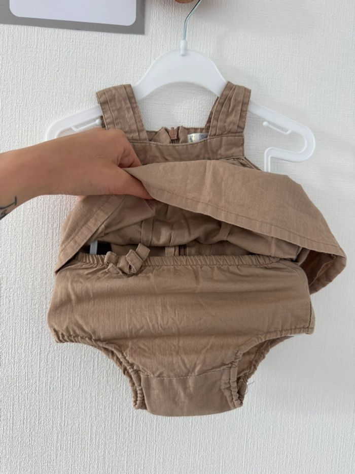 Ensemble robe + bloomers - taille 1 mois 🌸 - photo numéro 2