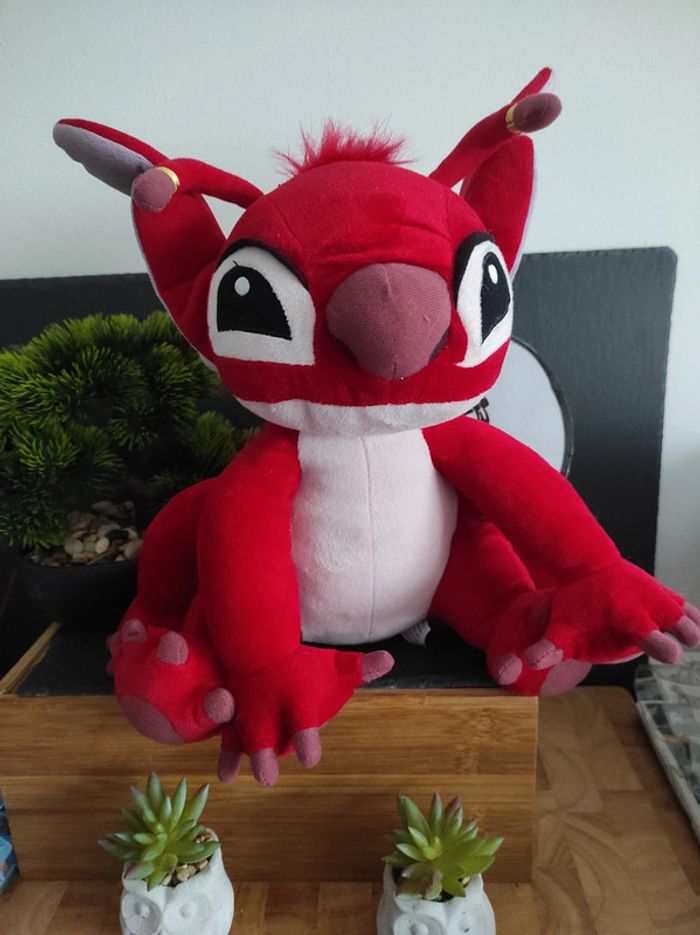 Peluche Plush Stitch Leroy Rouge Disney Lilo Et Stitch #geektradedisney