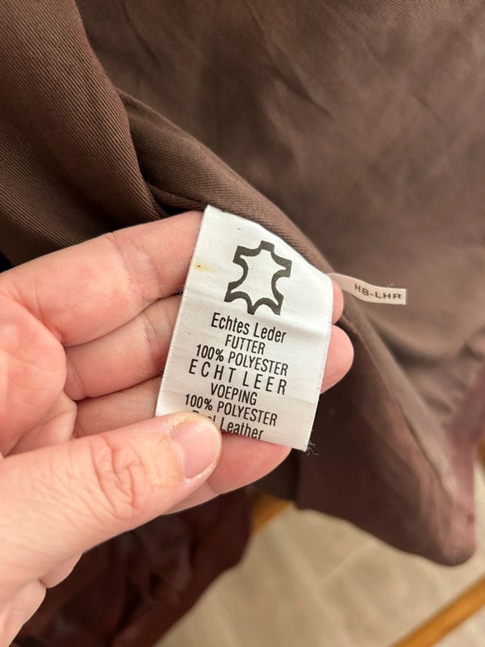 Gilet sans manche multipoches vintage Cuir XL - photo numéro 4