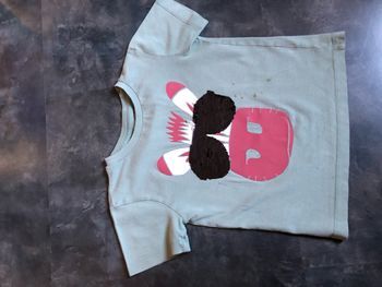 T-shirt âne lunettes sequins 3 ans