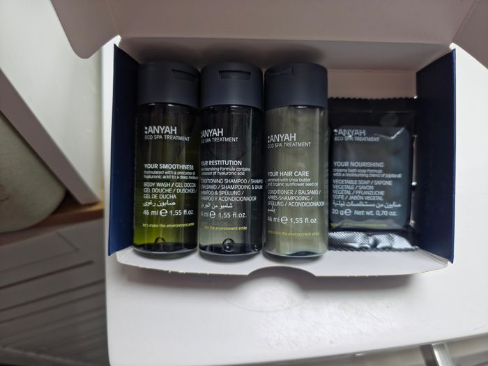 Coffret Lot Miniatures Anyah Éco Spa Neuf (4 produits) - photo numéro 4