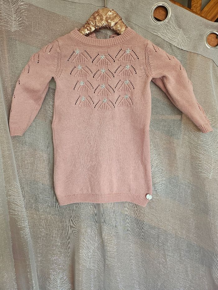 Robe pull en maille pour fille - photo numéro 4