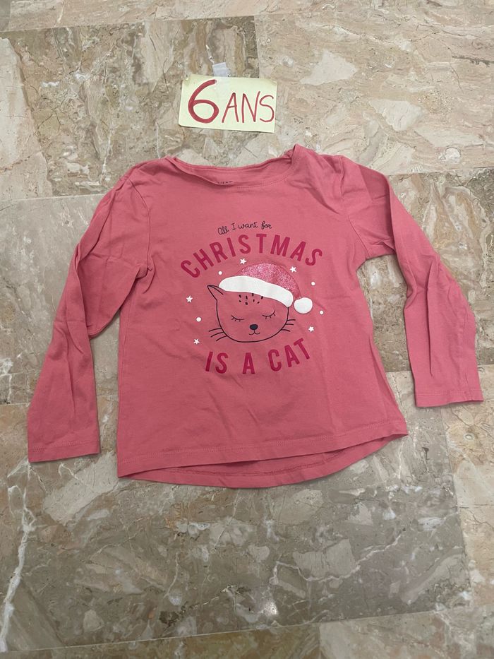 T shirt noël 6 ans