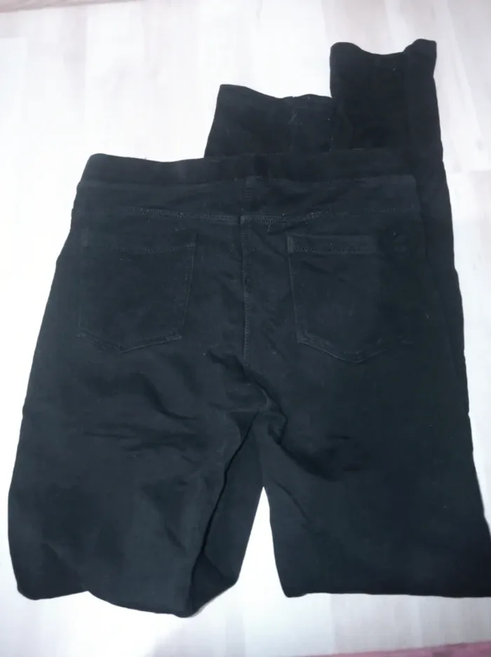 Pantalon élastique noir - photo numéro 4