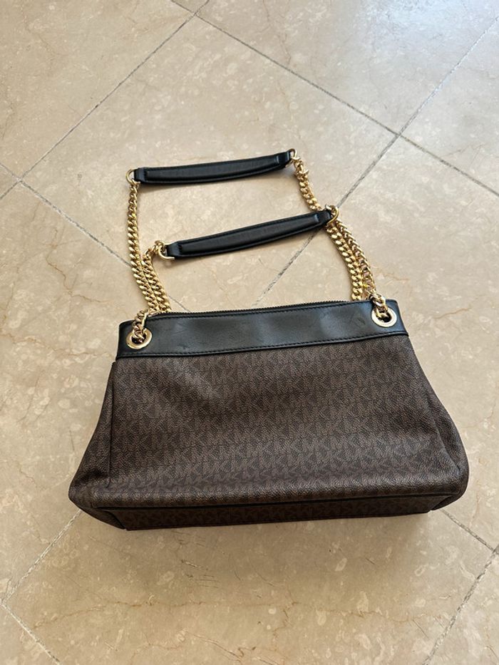 Michael Kors  - Petit sac convertible Susan porté épaule à imprimé logo - photo numéro 4