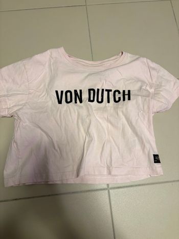 Crop top Von Dutch rose