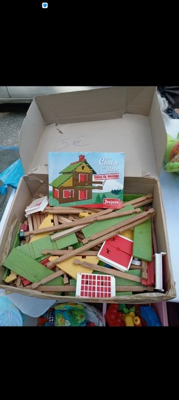 Set construction chalet en. Bois