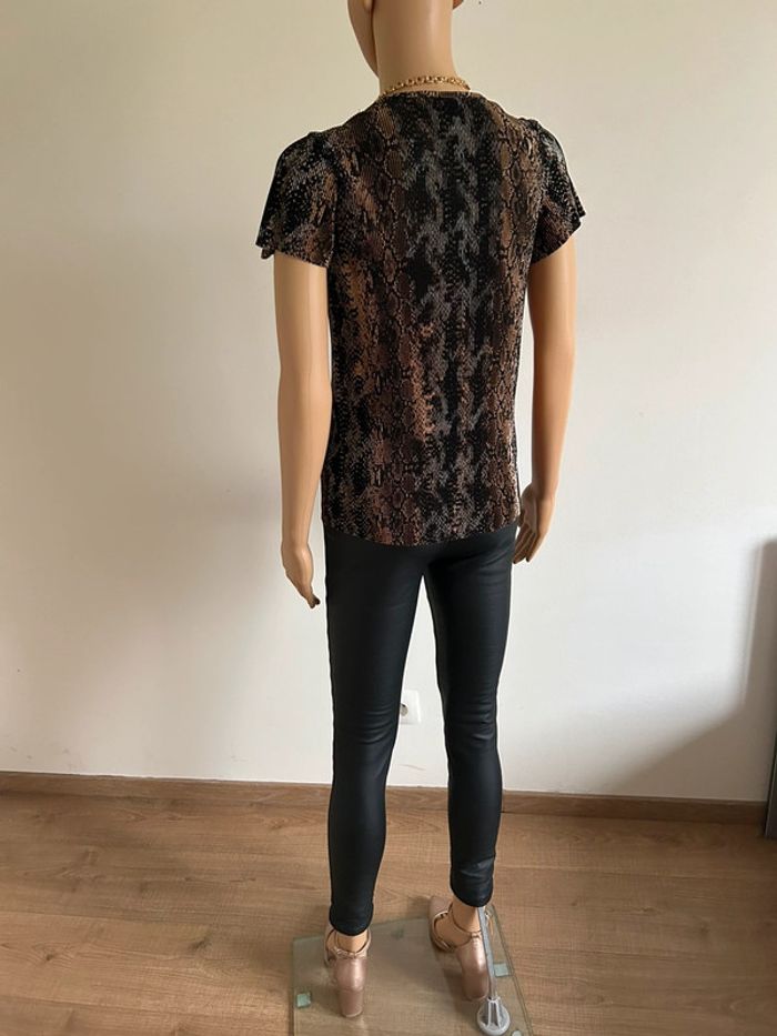 Blouse imprimée à manches courtes Morgan taille XS jamais portée - photo numéro 10
