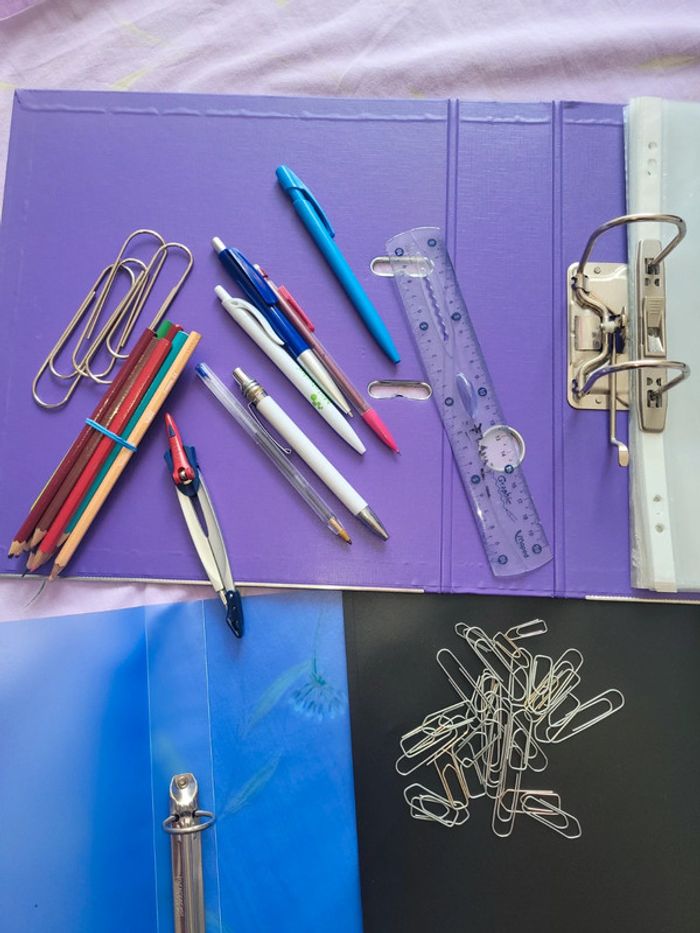 Lot fourniture scolaire violet - photo numéro 2