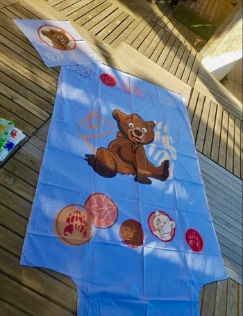 Parure de lit réversible enfant Koda Frères des Ours Walt Disney