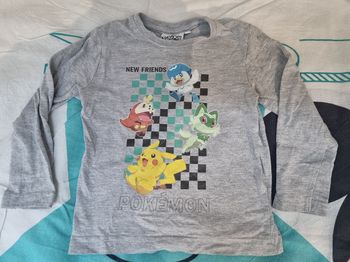 Tshirt manches longues Pokemon 3ans