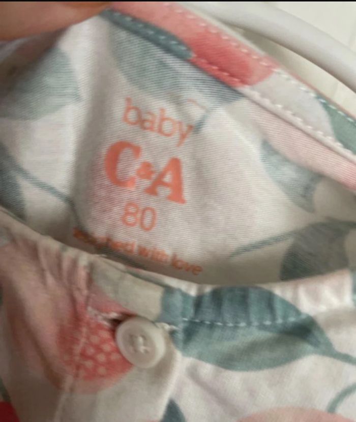 Combi short + chapeau C&A bébé fille - photo numéro 3